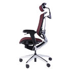 Adjustable Lumbar Support Armrest Sliding Seat Headrest Swivel Office Chairs