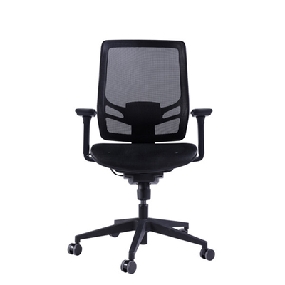 High Strength Black PA Plastic Middle Cost Flexible Office Task Chairs